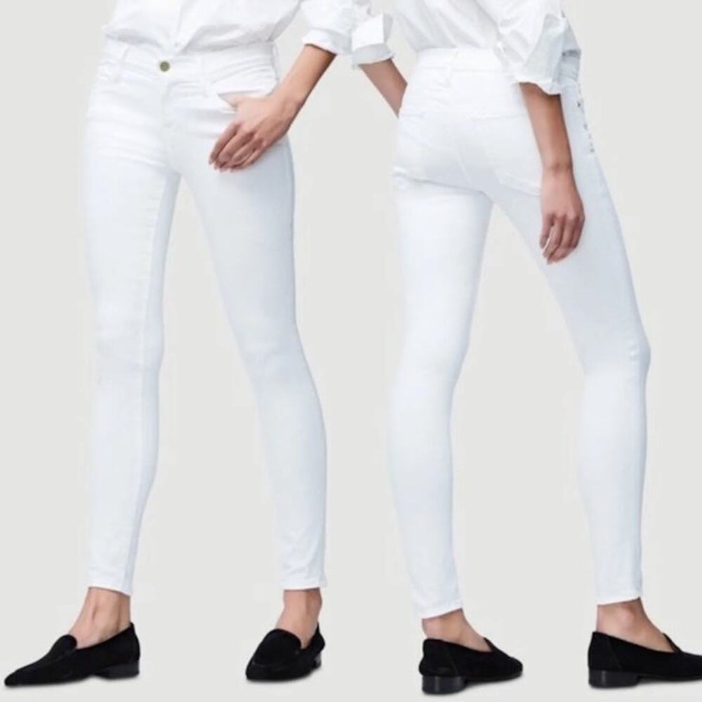 FRAME Le Skinny de Jeanne Skinny Leg Jeans in Blanc $184 Style COL403 Size 30 - Picture 3 of 10